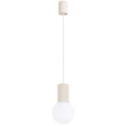 Sollux - Lampada a sospensione Halo beige 12x120x12cm