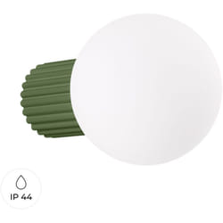 Sollux - Lampada da parete Halo verde oliva 12x12x17cm