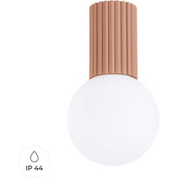Lampada da soffitto Halo moka 12x21x12cm Sollux