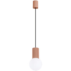 Sollux - Lampada a sospensione Halo moka 12x120x12cm