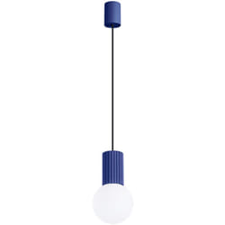 Sollux - Lampada a sospensione Halo oltremare 12x120x12cm