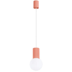 Sollux - Lampada a sospensione Halo pesca 12x120x12cm