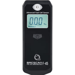 BACscan F-45 alcohol testers 0 - 4% 1% Nero