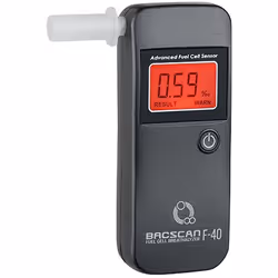 BACscan F-40 alcohol testers 0 - 4% 1% Grigio