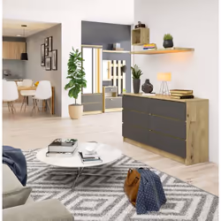AKORD Furniture Factory OP0LK-140SZ6-ARTSZA cassettiera - Vista aggiuntiva 4