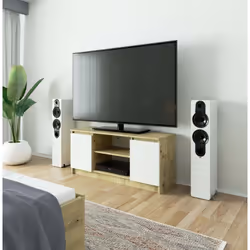 AKORD Furniture Factory OP0LRTV120ARTBIA supporto TV e sistema audio 2 ripiani - Vista aggiuntiva 4