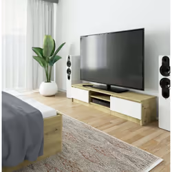 AKORD Furniture Factory OP0LRTVCLP160-ARTBIA supporto TV e sistema audio 2 ripiani - Vista aggiuntiva 4