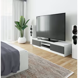 AKORD Furniture Factory OP0LRTVCLP160-BIASZA supporto TV e sistema audio 2 ripiani - Vista aggiuntiva 5