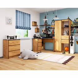 AKORD Furniture Factory IP0P3SDABCR0028 scrivania per computer Colore quercia - Vista aggiuntiva 5