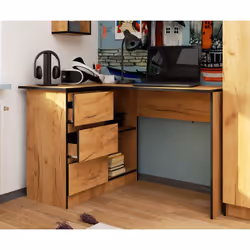 AKORD Furniture Factory IP0P3SDABCR0028 scrivania per computer Colore quercia - Vista aggiuntiva 6
