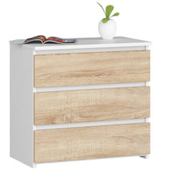 AKORD Furniture Factory OP0LCL-BIASON002 comodino 3 cassetto/cassetti