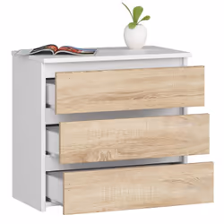 AKORD Furniture Factory OP0LCL-BIASON002 comodino 3 cassetto/cassetti