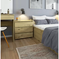 AKORD Furniture Factory OP0LCL-ART003 comodino 3 cassetto/cassetti - Vista aggiuntiva 4