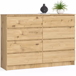 AKORD Furniture Factory OP0LK-140SZ8-ART, Quercia, 8 cassetto/cassetti, Opaco, 16 mm, 60 cm, 400 mm