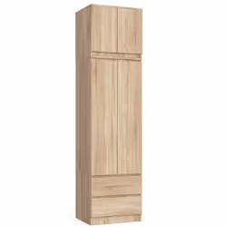 AKORD Furniture Factory SP0PSZNADS60SON armadio/guardaroba per camera da letto 2 ripiani 2 porta/porte Quercia - Vista aggiuntiva 5