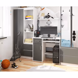 AKORD Furniture Factory IP0PJAYBIASZA scrivania per computer Bianco - Vista aggiuntiva 5