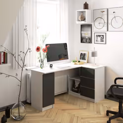 AKORD Furniture Factory IP0PBIUB20BIASZA scrivania per computer Bianco - Vista aggiuntiva 5