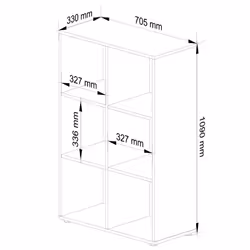 AKORD Furniture Factory REGQUAD6PSON scaffale