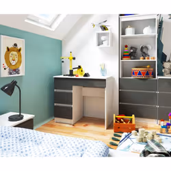 AKORD Furniture Factory IP0PBIUBIASZALEA7 scrivania per computer Bianco - Vista aggiuntiva 5