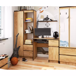 AKORD Furniture Factory IP0PBIUCRAFTPIKSPRA scrivania per computer Colore quercia - Vista aggiuntiva 4