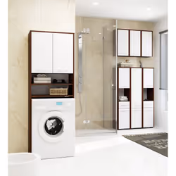 AKORD Furniture Factory OP0LLAZ2DVENBIA armadietto di conservazione per bagno Legno - Vista aggiuntiva 4