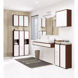AKORD Furniture Factory OP0LLAZ2DVENBIA armadietto di conservazione per bagno Legno - Vista aggiuntiva 5