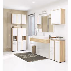 AKORD Furniture Factory OP0LLAZW60DABBIA armadietto di conservazione per bagno Quercia - Vista aggiuntiva 5