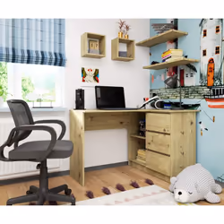 AKORD Furniture Factory IP0P3SDABART001 scrivania per computer Colore quercia - Vista aggiuntiva 4
