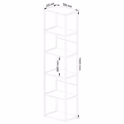 AKORD Furniture Factory REGMETCZARARTCL500 scaffale