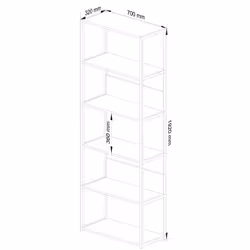 AKORD Furniture Factory REGMETBIASZACL700 scaffale - Vista aggiuntiva 3