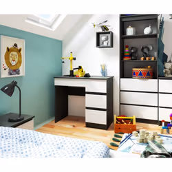 AKORD Furniture Factory IP0PBIUSZARBIAPRA7 scrivania per computer Bianco - Vista aggiuntiva 4