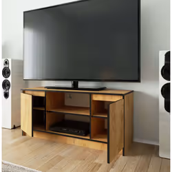 AKORD Furniture Factory OP0LRTV120CRA supporto TV e sistema audio 2 ripiani - Vista aggiuntiva 4