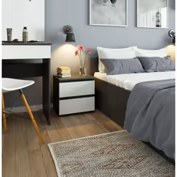 AKORD Furniture Factory OP0LCL2SZARBIA001 comodino 2 cassetto/cassetti - Vista aggiuntiva 4