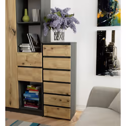 AKORD Furniture Factory OP0LCL6SZARART001 cassettiera - Vista aggiuntiva 4