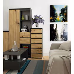 AKORD Furniture Factory OP0LCL6SZARART001 cassettiera - Vista aggiuntiva 5