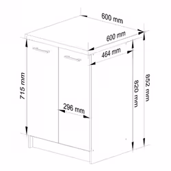 AKORD Furniture Factory KS0POLIBIABET007 credenza e mobile per stanza da pranzo