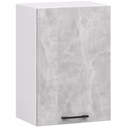 AKORD Furniture Factory KS0POLIBIABETW005H580, 1 porta/porte, 2 ripiani, Bianco, Porta a battente, 16 mm, 300 mm