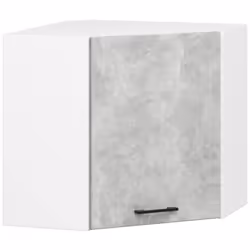 AKORD Furniture Factory KS0POLIBIABET009H580, 1 porta/porte, 2 ripiani, Bianco, Porta a battente, 16 mm, 300 mm