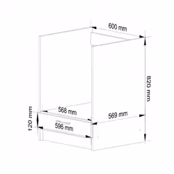AKORD Furniture Factory KS0POLIBIABET013 credenza e mobile per stanza da pranzo