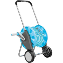 Cellfast - Carrello portagomma con ruote compatte con tubo da 1/2' (12,5mm) di diametro da 20 m - Blu