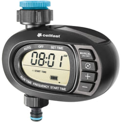Cellfast - Programmatore di irrigazione solare ergo - Nero