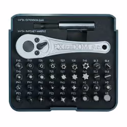MINI CRICCHETTO + INSERTI 38pz - INSERTI DA 1/4 : PH 1 , PH 2 , PH 3 , PZ 1 , PZ 2 , PZ 3 (2PZ PER TIPO) HEX 2 , HEX 3 , HEX ...