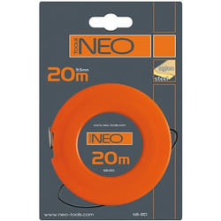Neo 68-120 rotella metrica 20 m Plastica Nero, Arancione