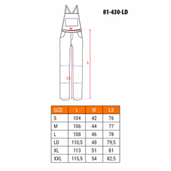NEO tools 81-430-LD, Grigio, L, Poliestere, Cotone, 245 g/m²