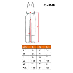 NEO tools 81-430-LD vestito da lavoro Grigio