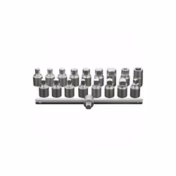 SET 18 CHIAVI PER TAPPI OLIO - ESAGONALE 8 mm: BMW, Ford, GM - ESAGONALE 9 mm: GM - ESAGONALE 10 mm: Ford - ESAGONALE 12 mm: ...