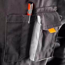 NEO tools 81-210-L vestito da lavoro Giacca Grigio - Vista aggiuntiva 4