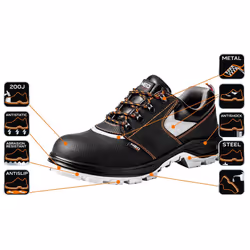 NEO tools 82-018, Scarpe antinfortunistiche, S1P, 1,51 kg, Acciaio
