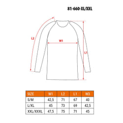 NEO tools 81-660-XXL/XXXL biancheria intima integrale