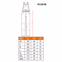 NEO tools 81-241-XL vestito da lavoro - Vista aggiuntiva 4